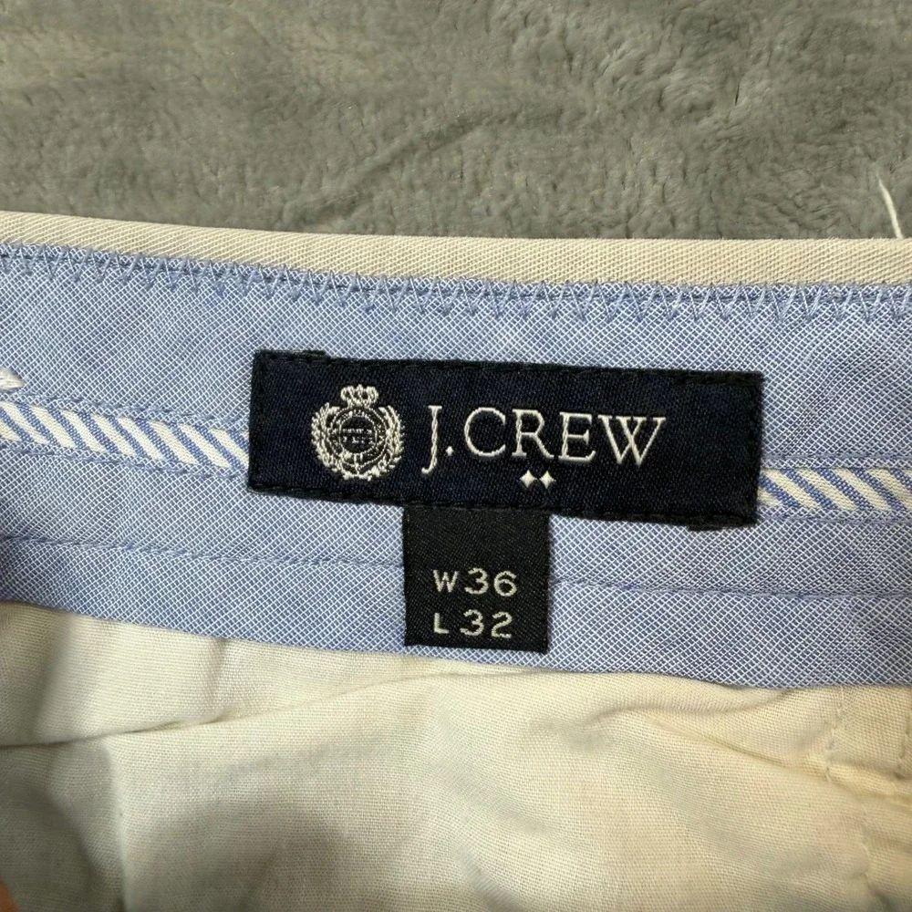 J.Crew Bedford Chino Pants Men's Size 36x32 Stone Beige Cotton